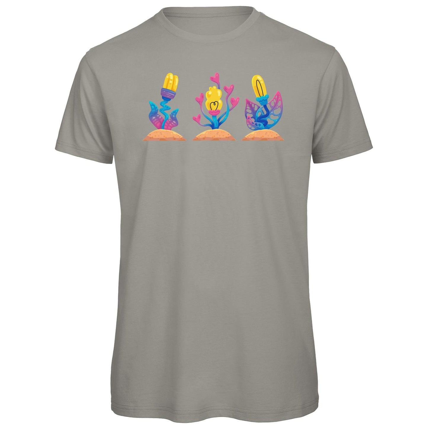 T-shirt bio - Fleurs roses