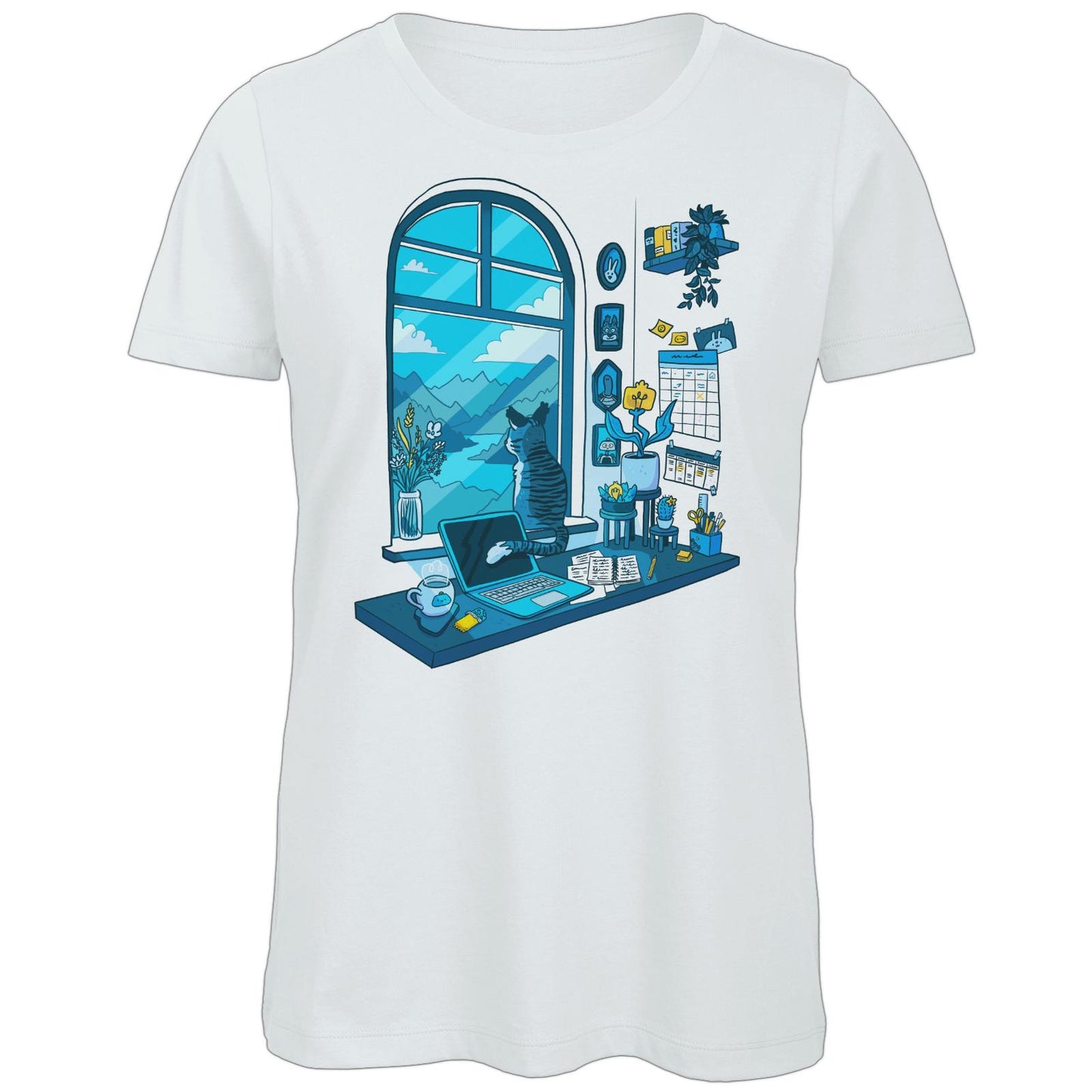T-shirt bio ajusté - Desk dream