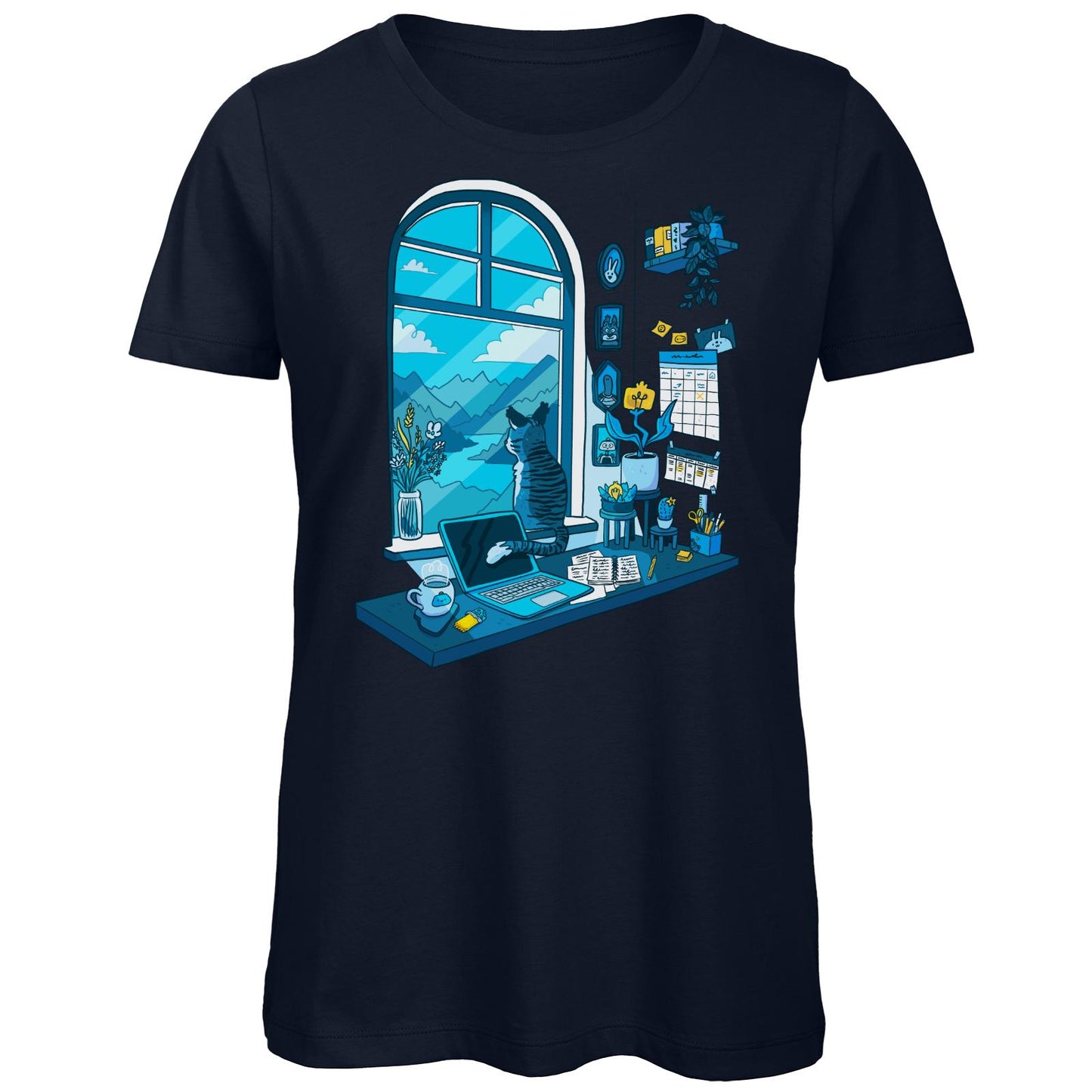 T-shirt bio ajusté - Desk dream