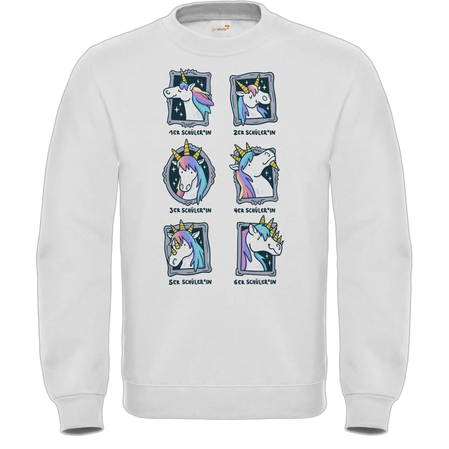 Sweatshirt FAIR WEAR - Einhorn Noten