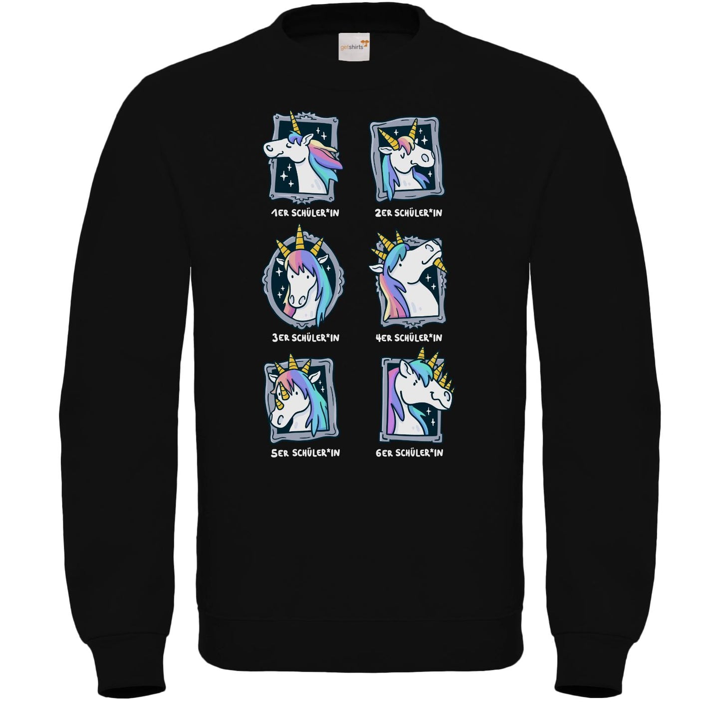 Sweatshirt FAIR WEAR - Einhorn Noten
