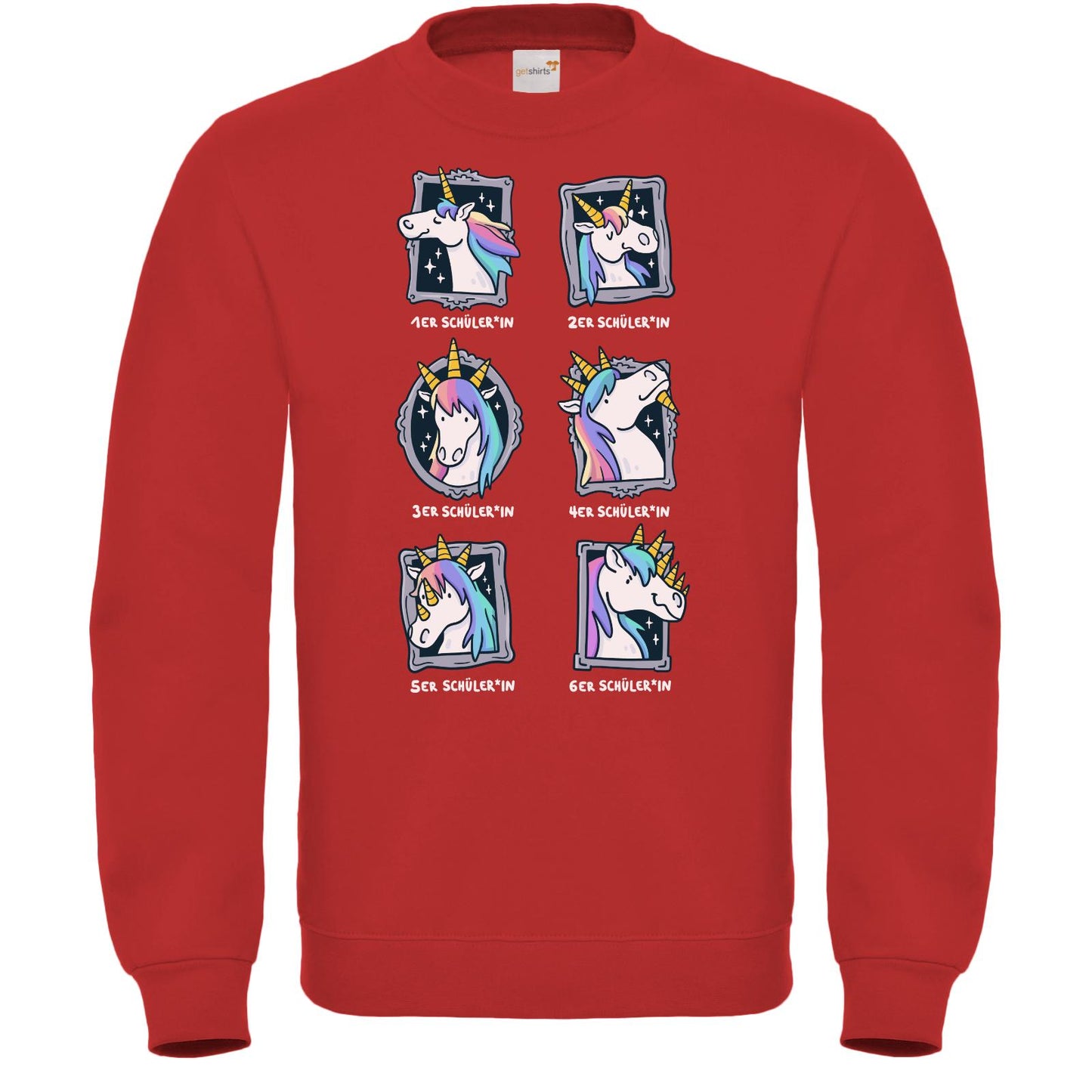 Sweatshirt FAIR WEAR - Einhorn Noten