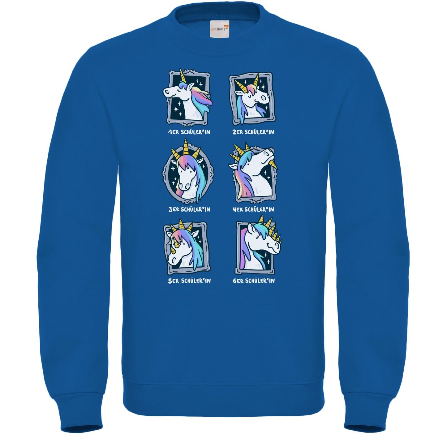 Sweatshirt FAIR WEAR - Einhorn Noten