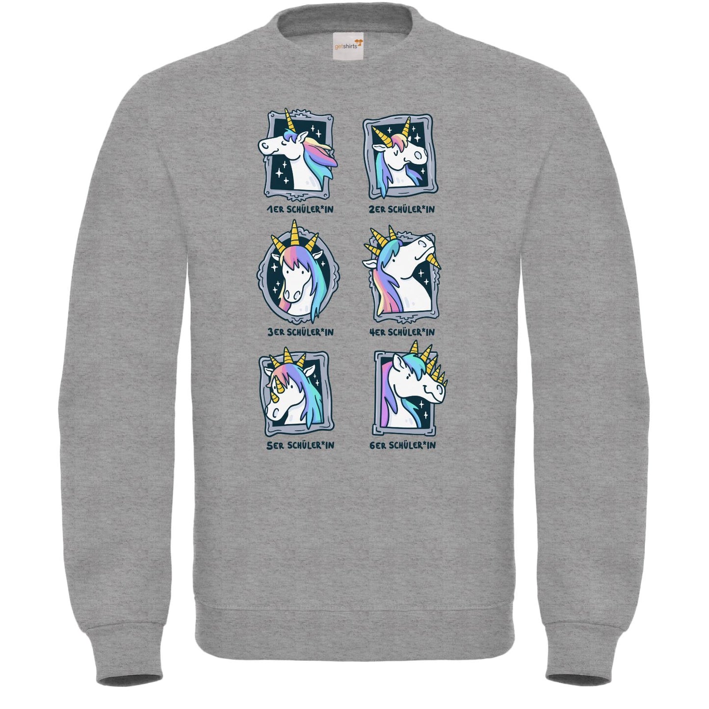 Sweatshirt FAIR WEAR - Einhorn Noten