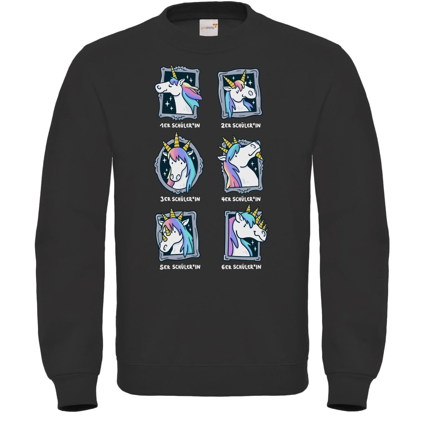 Sweatshirt FAIR WEAR - Einhorn Noten