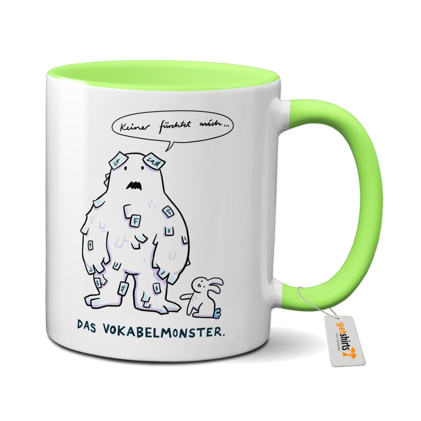 Mug coloré - Le Monstre du Vocabulaire