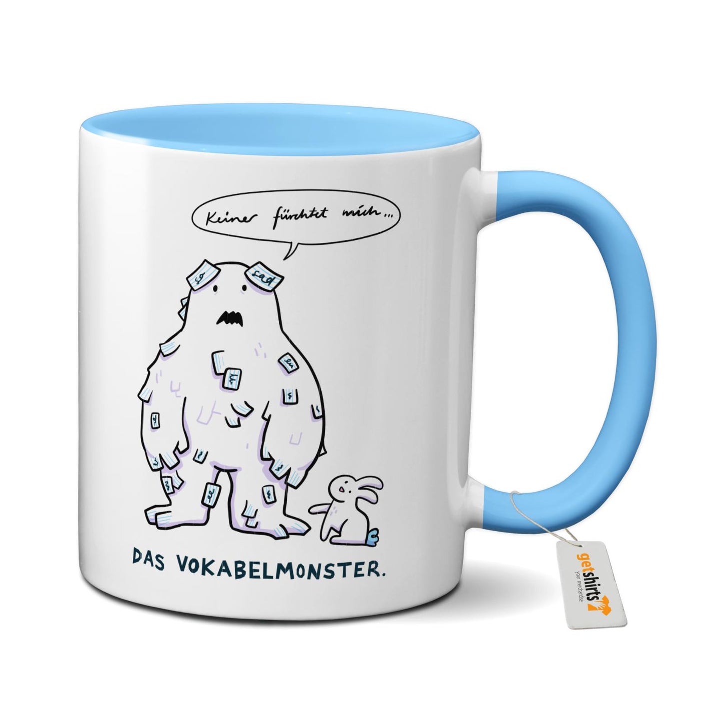 Mug coloré - Le Monstre du Vocabulaire