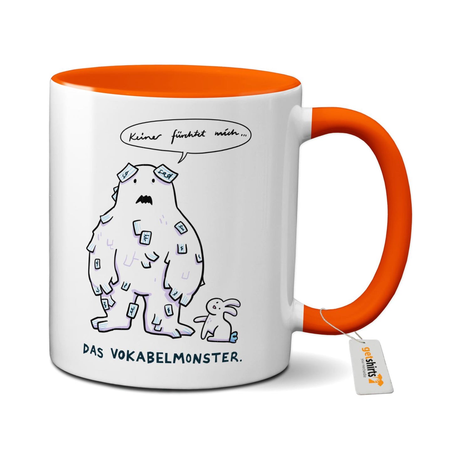 Mug coloré - Le Monstre du Vocabulaire