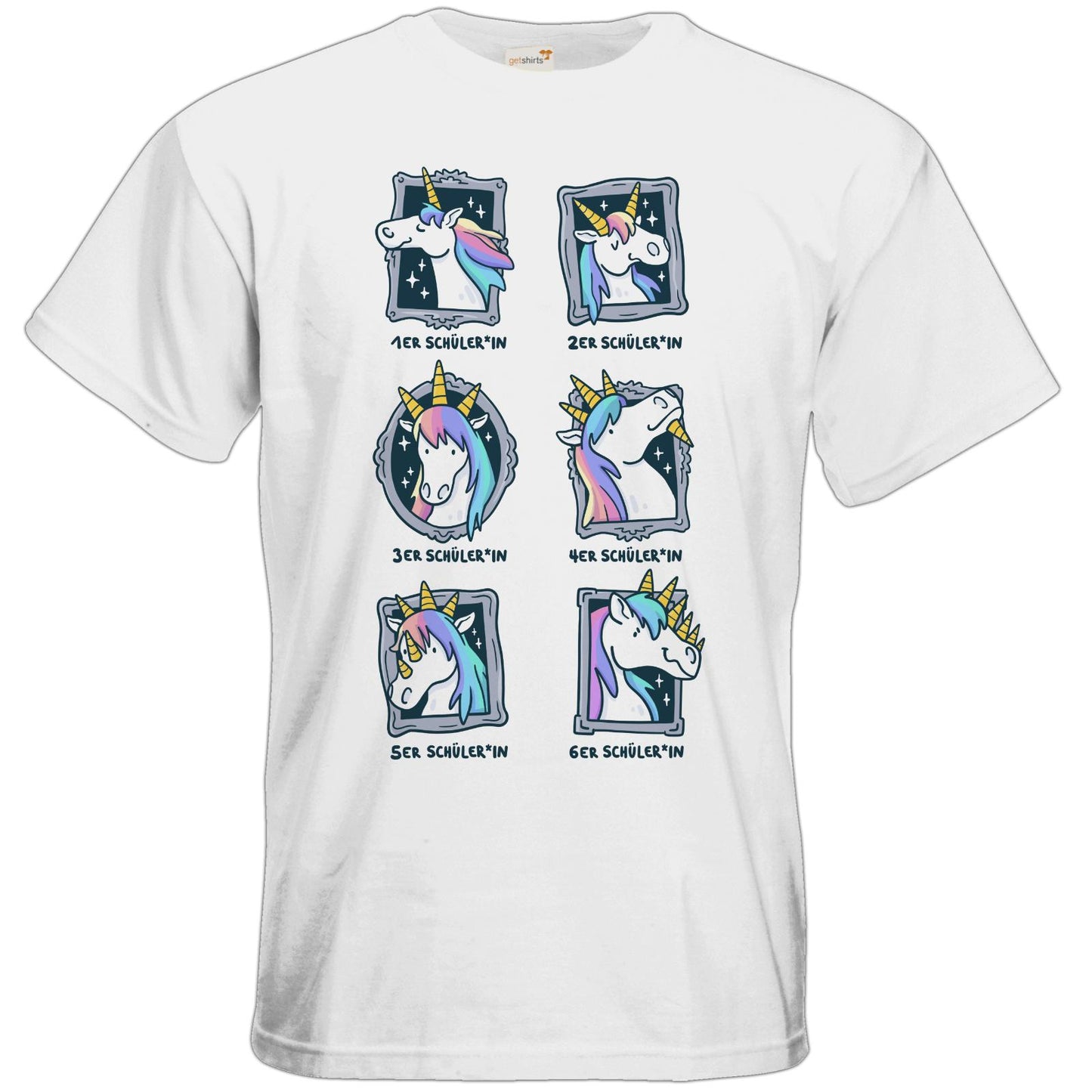 T-shirt premium - Notes de licorne