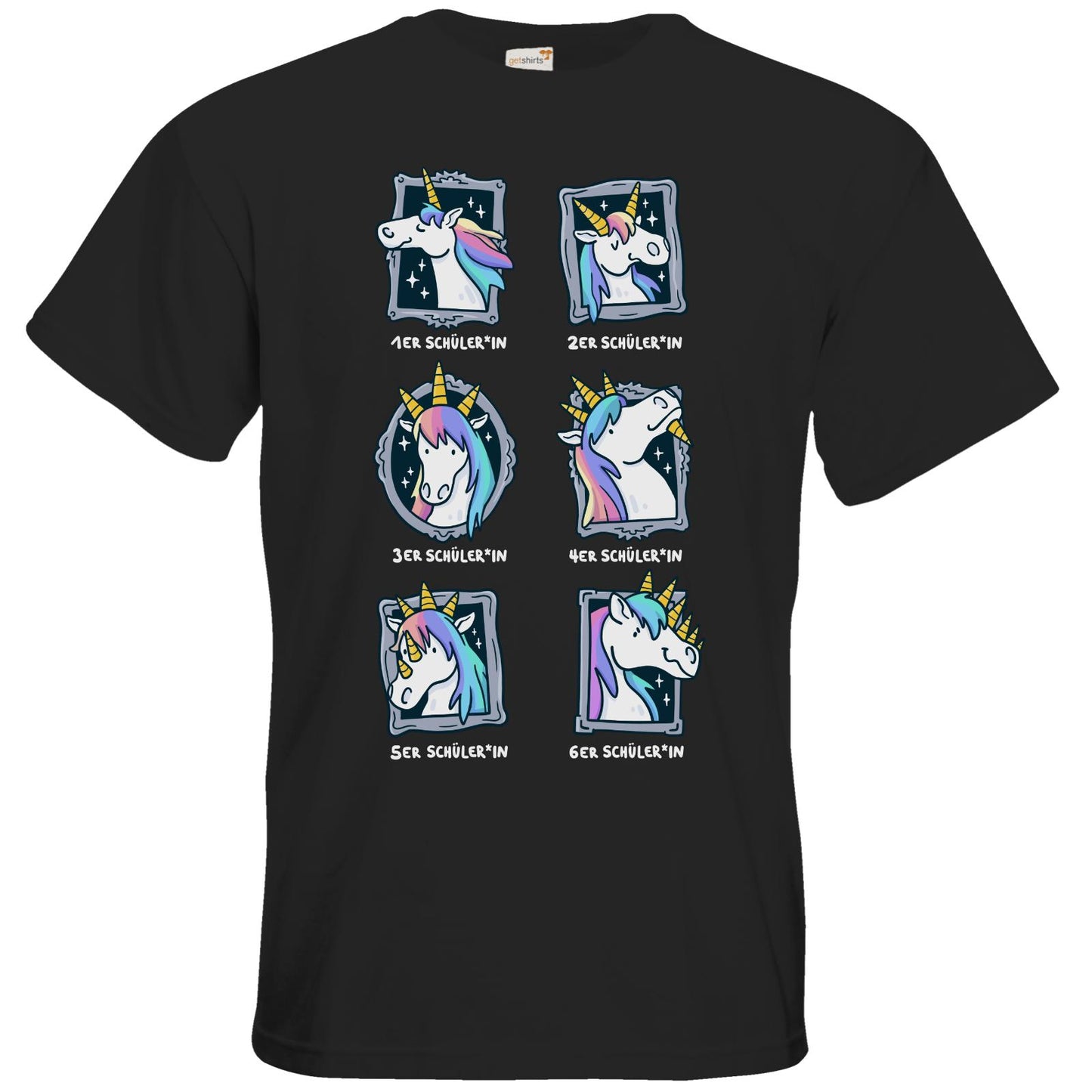T-shirt premium - Notes de licorne