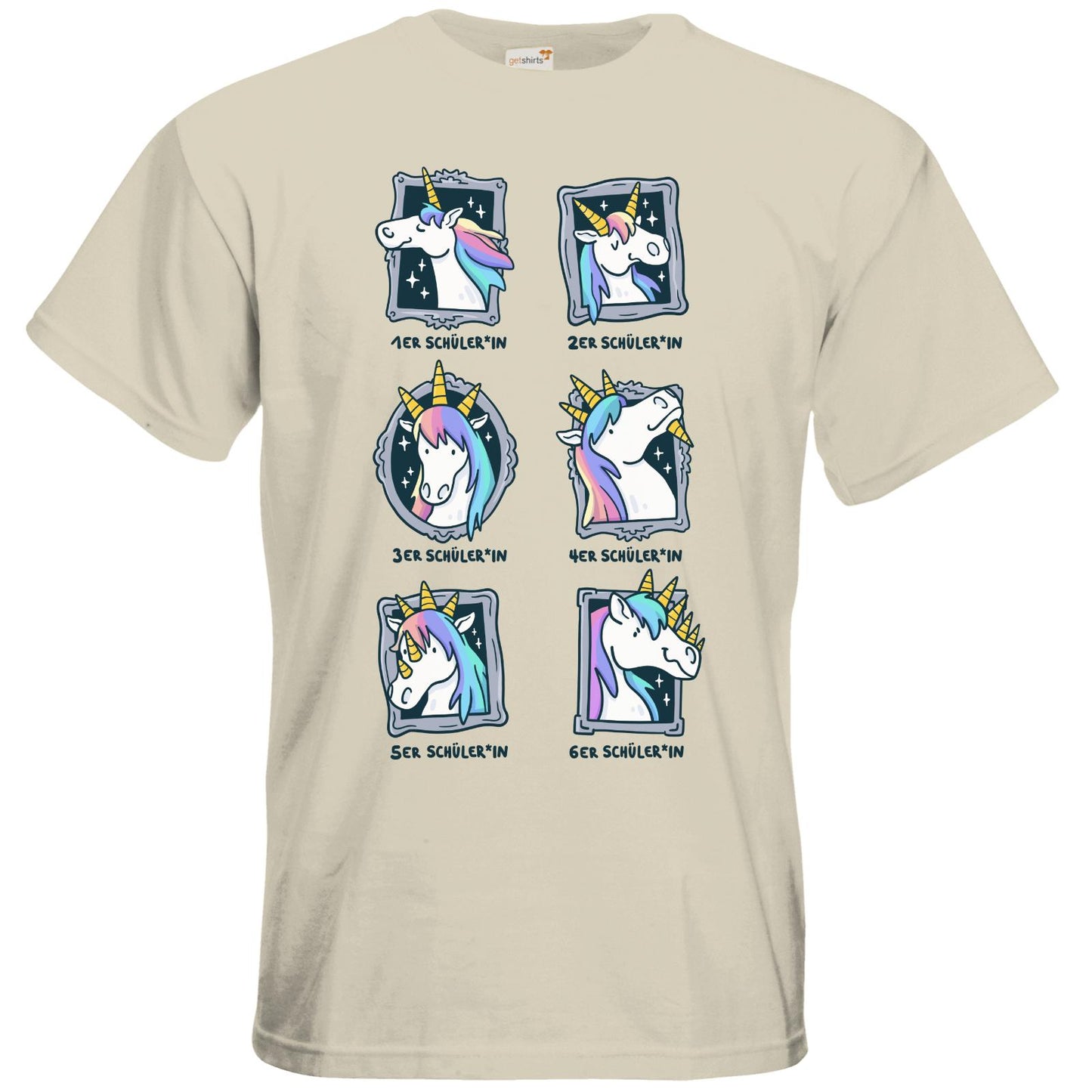 T-shirt premium - Notes de licorne