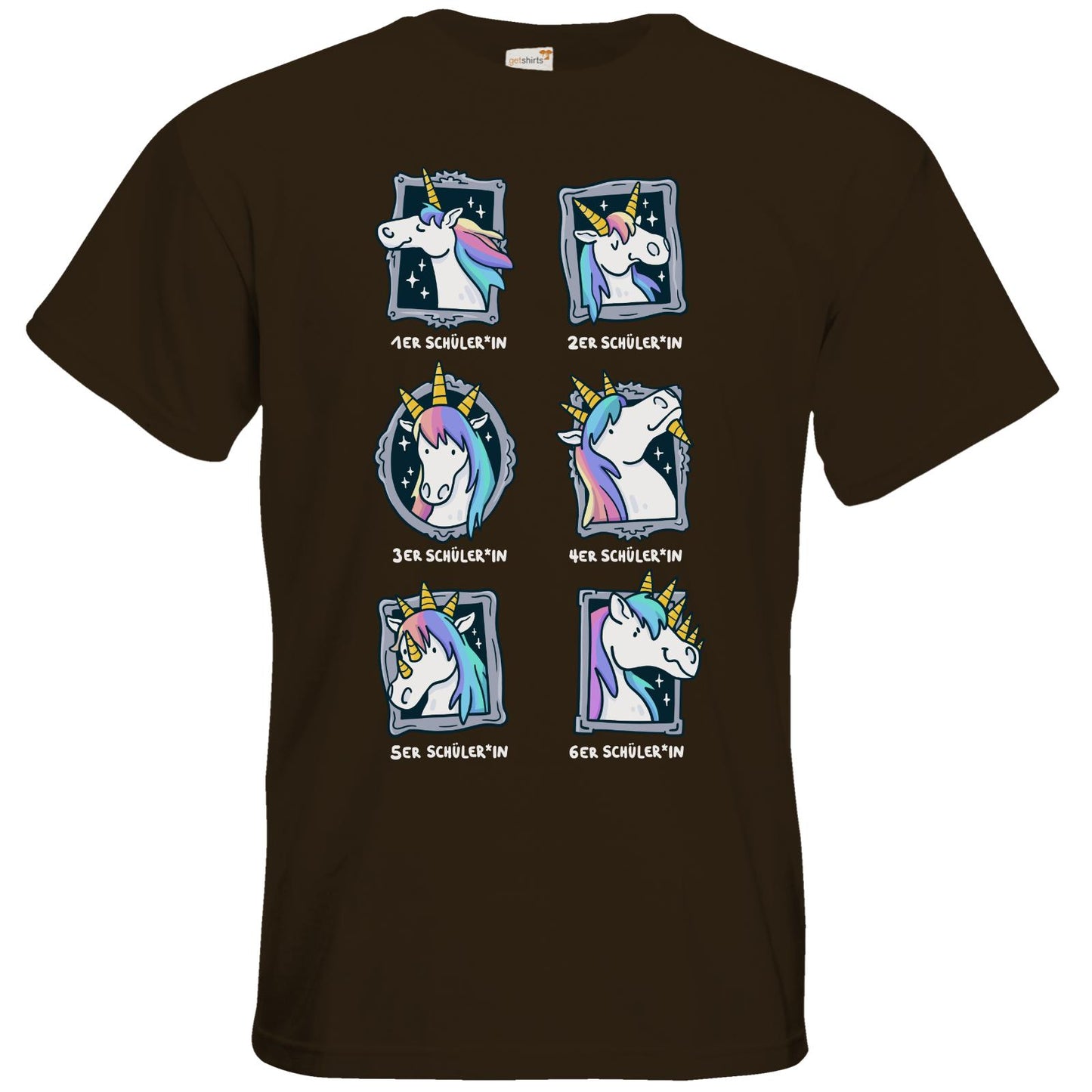T-shirt premium - Notes de licorne