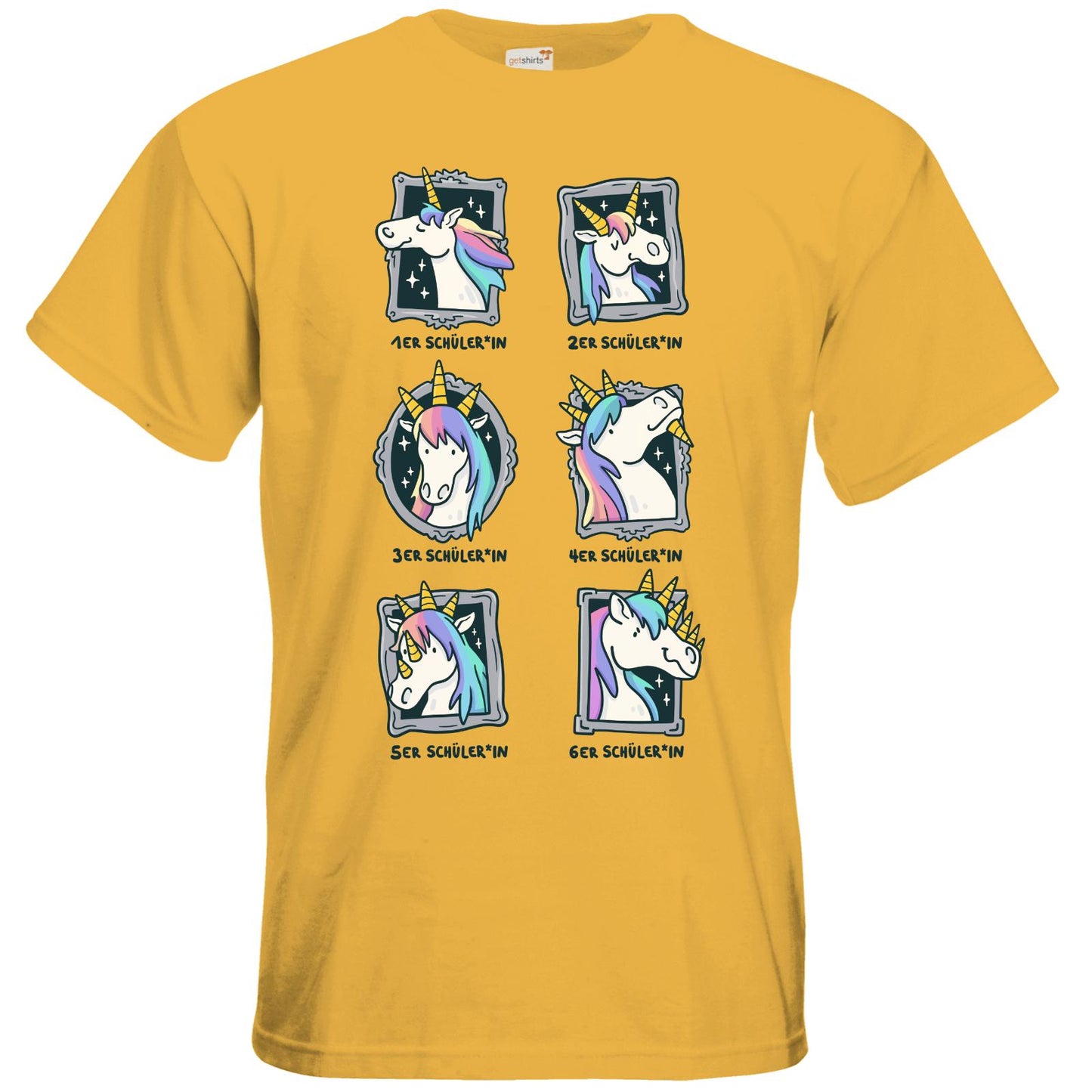 T-shirt premium - Notes de licorne