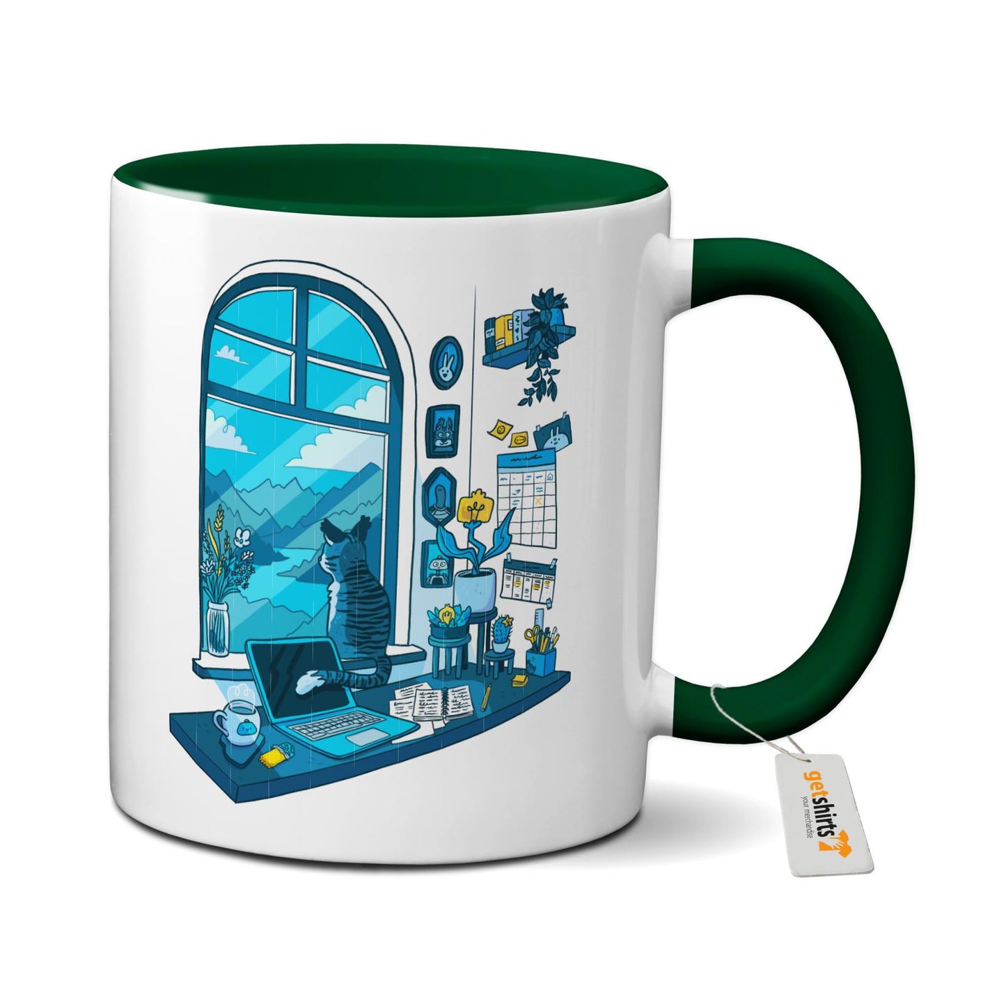 Tasse colorée - Bureau de rêve