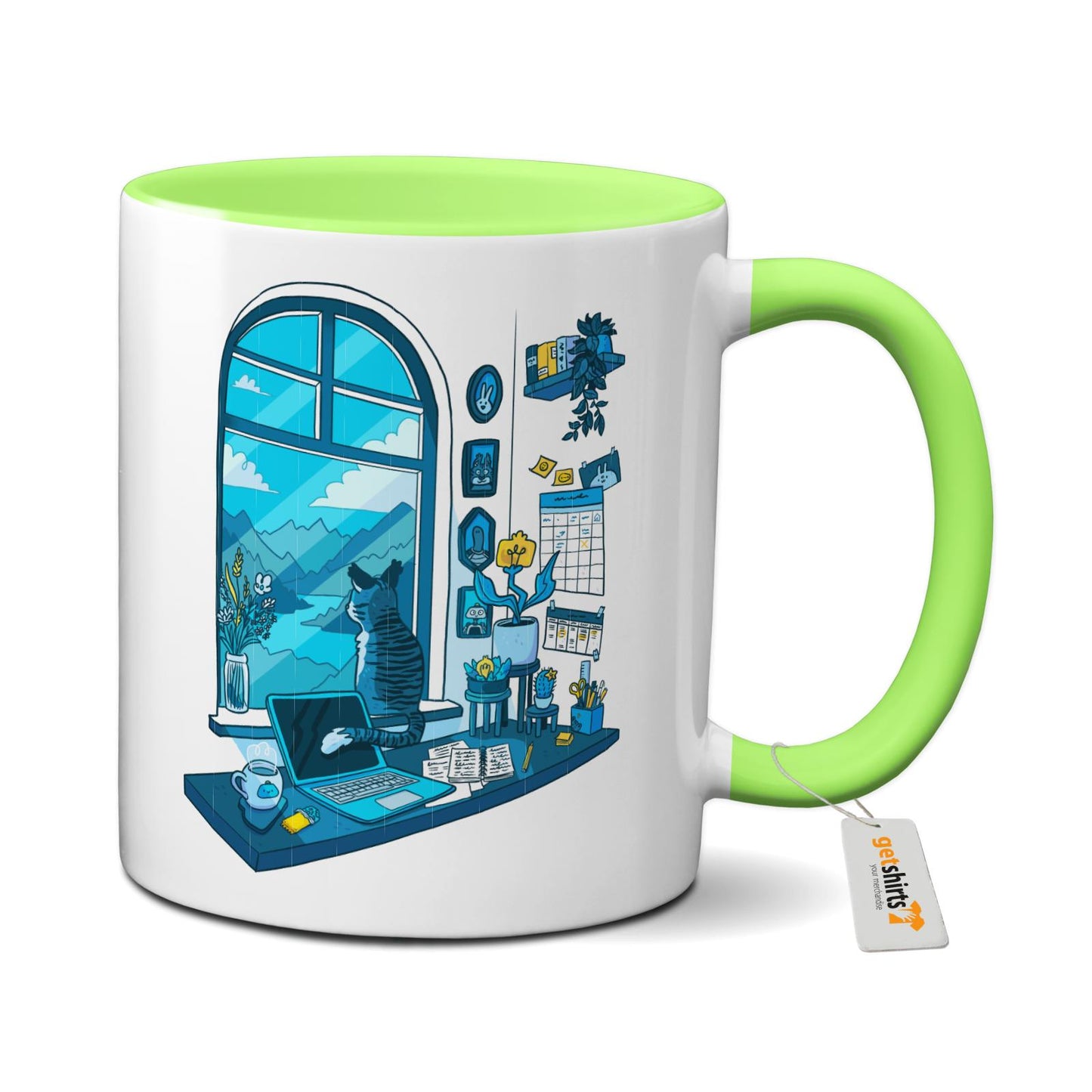 Tasse colorée - Bureau de rêve