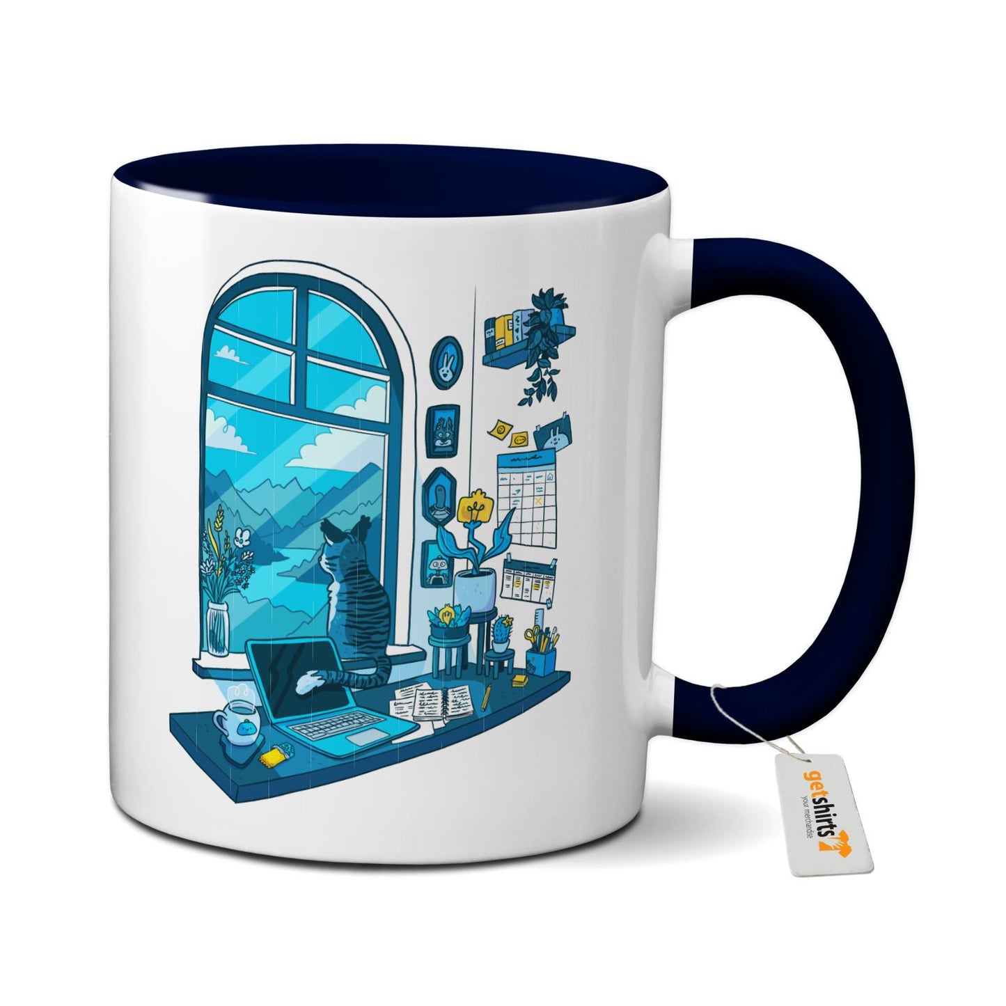 Tasse colorée - Bureau de rêve