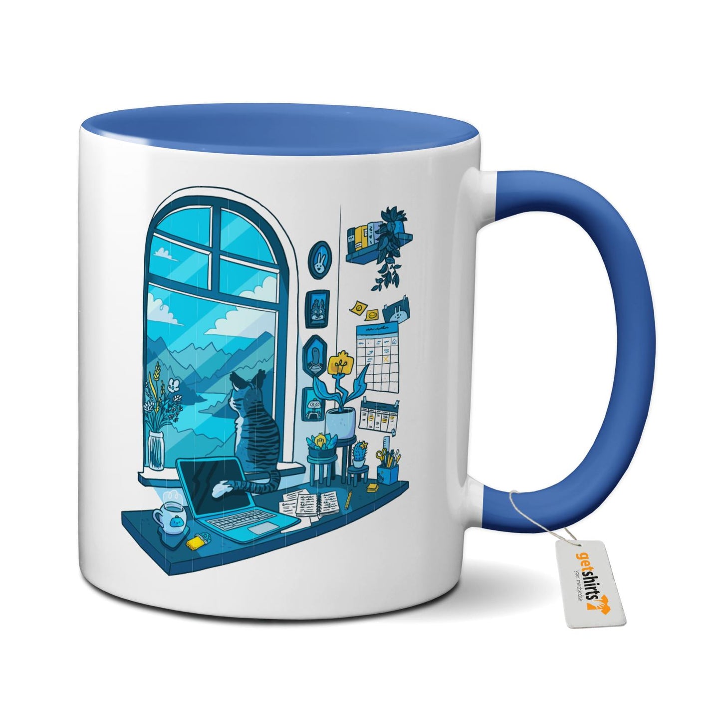 Tasse colorée - Bureau de rêve