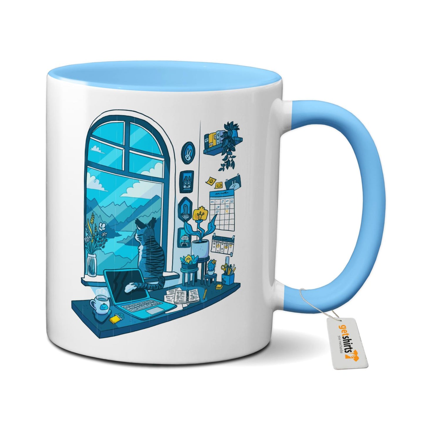 Tasse colorée - Bureau de rêve