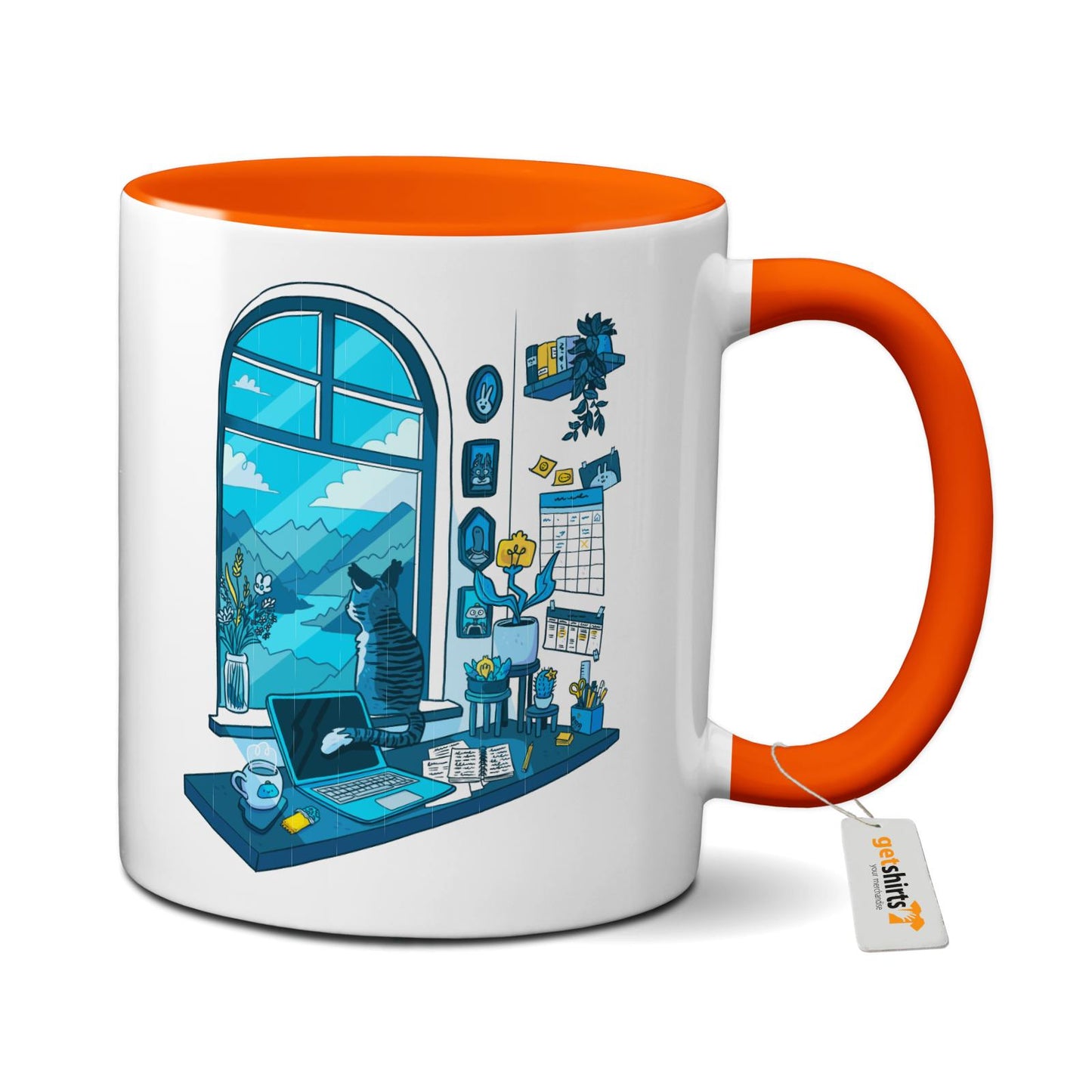 Tasse colorée - Bureau de rêve