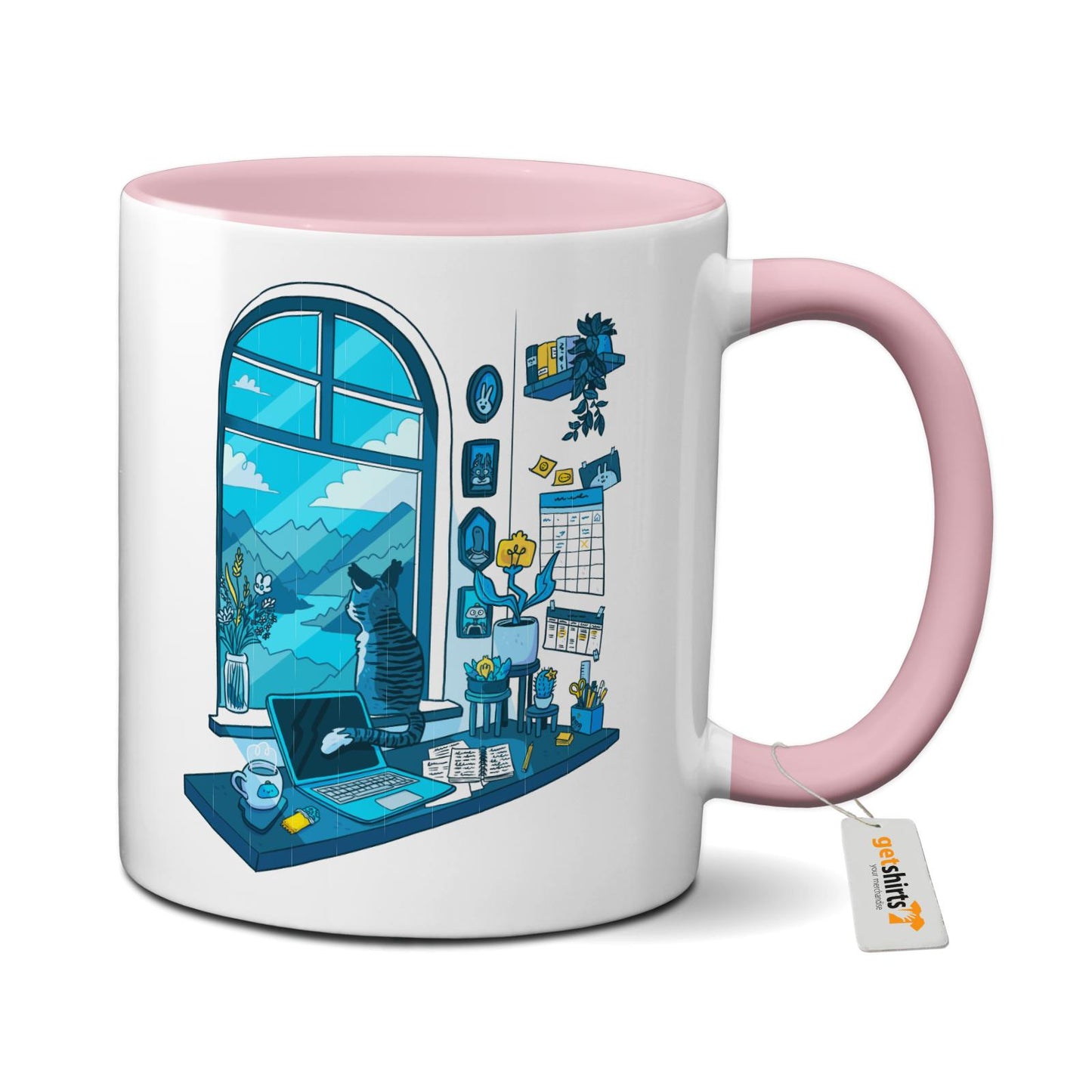 Tasse colorée - Bureau de rêve