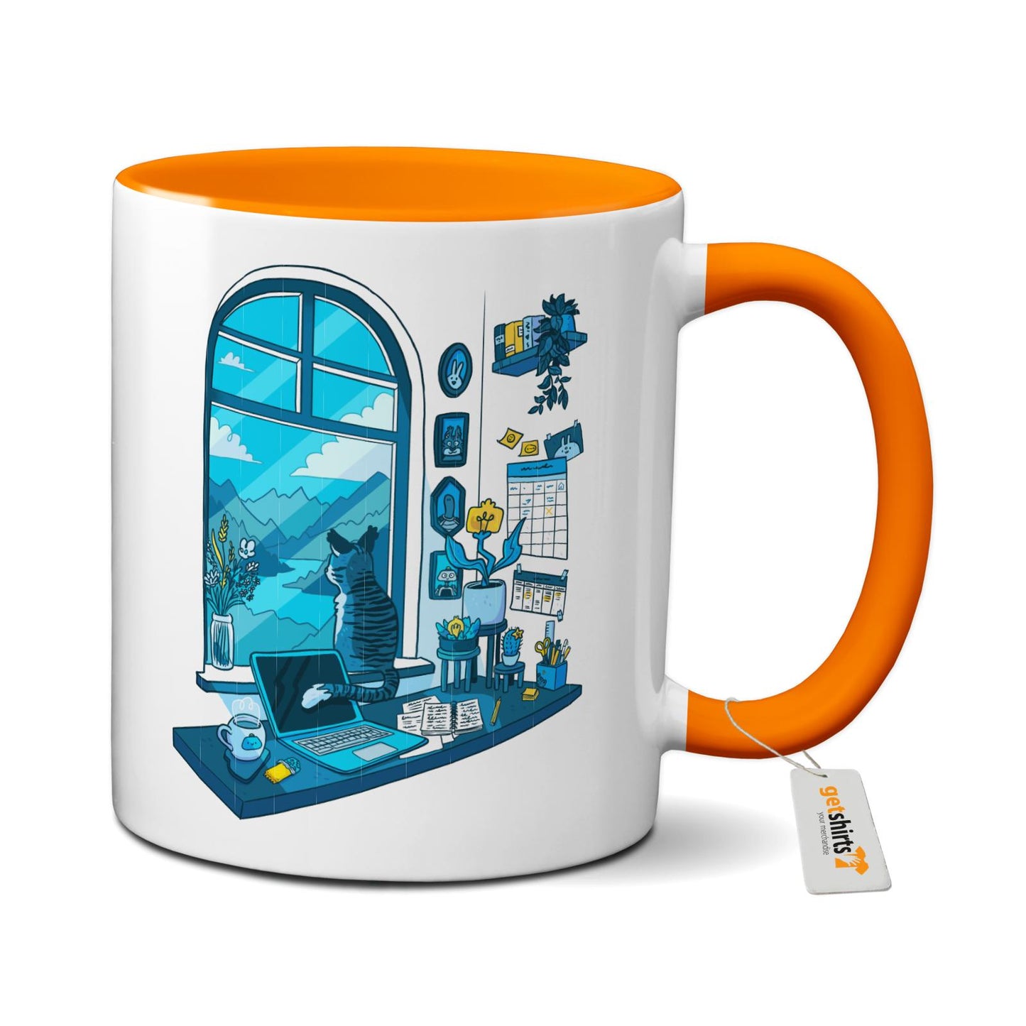 Tasse colorée - Bureau de rêve