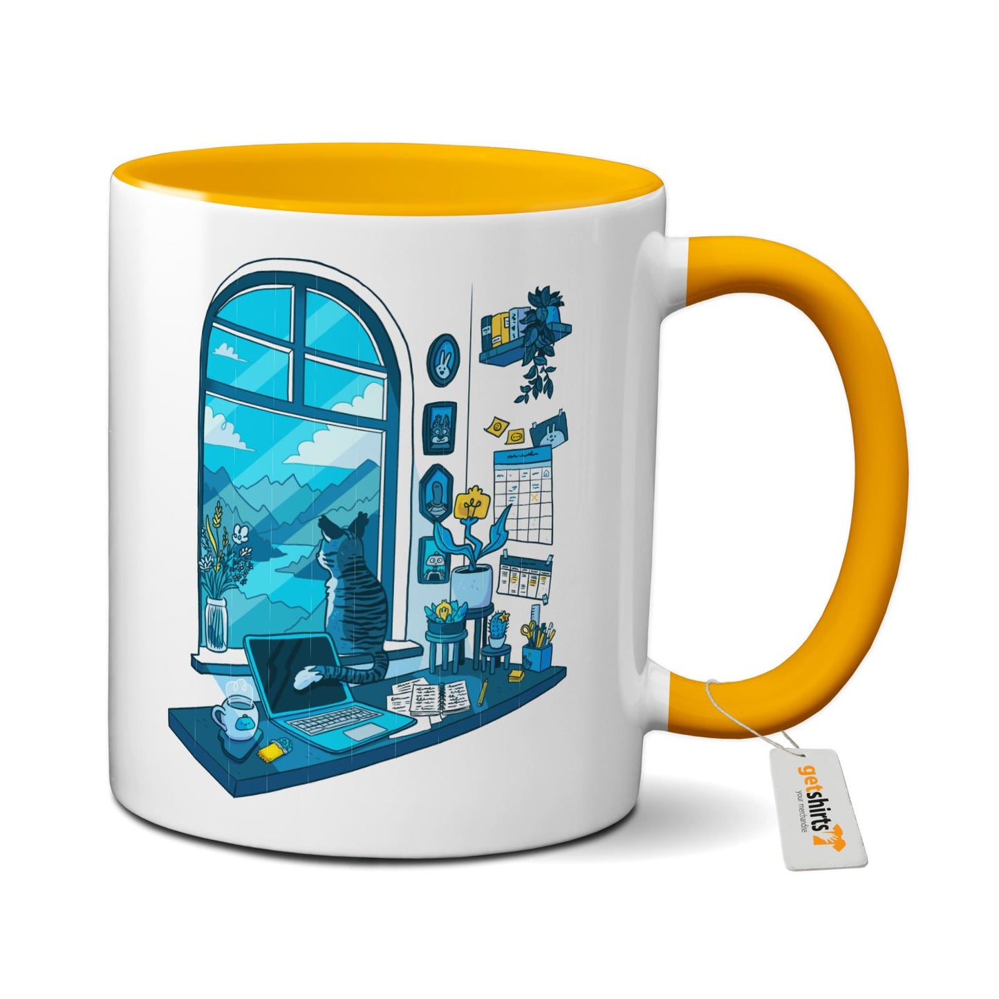 Tasse colorée - Bureau de rêve