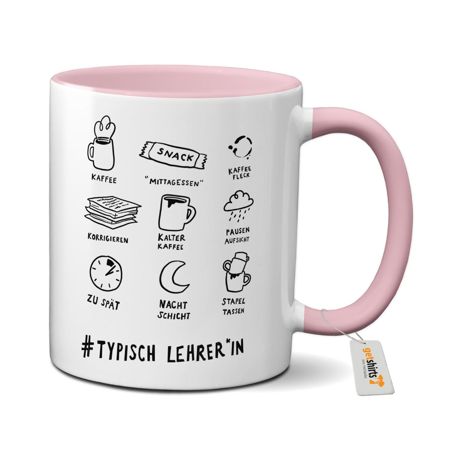 Tasse farbig - Typisch Lehrer*in