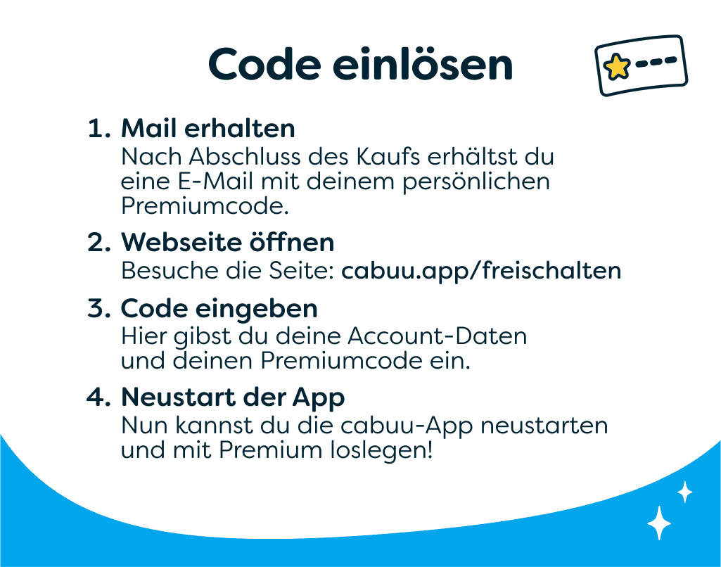 cabuu Premium auf Lebenszeit