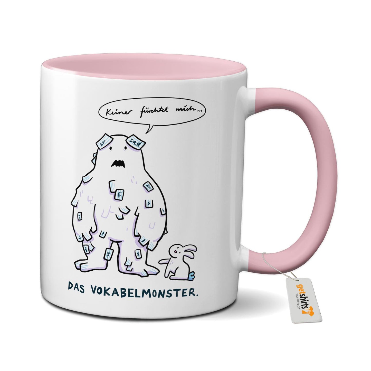 Tasse farbig - Das Vokabelmonster